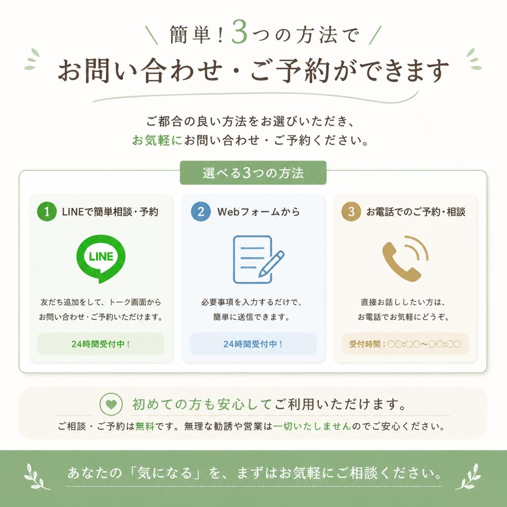 お問い合わせ・ご予約