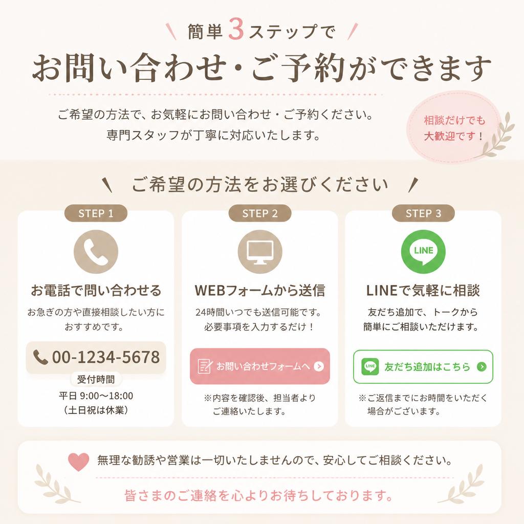 お問い合わせ・ご予約