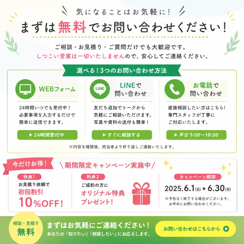 今すぐ問い合わせ！